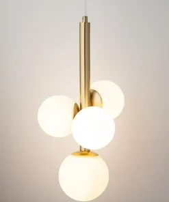 Flash Sale Sklep Kaja Złota lampa wisząca do pokoju dziennego SIG 40780 z serii PERLA LUX