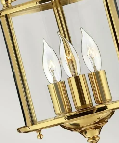 Złota lampa wisząca, efektowna HK-GENTRY-P-S-PB z serii GENTRY*Sklep Kaja New