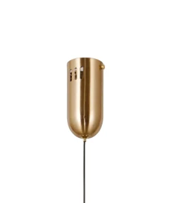 Best Sale Sklep Kaja Złota lampa wisząca, ledowa PND-34361-M-HBR-OPAL z serii RASTIA