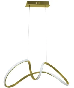 Cheap Sklep Kaja Złota lampa wisząca o ciekawym kształcie ML7953 z serii TESORO | Kaja Oświetleni