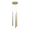Clearance Sklep Kaja Złota lampa wisząca, trzy zwisy MOD132PL-L18BSK z serii CASCADE