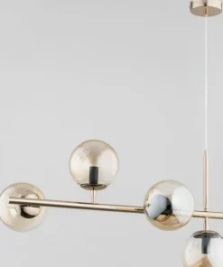 Sale Sklep Kaja Złota lampa wisząca w eleganckim stylu AL 63040 | Kaja