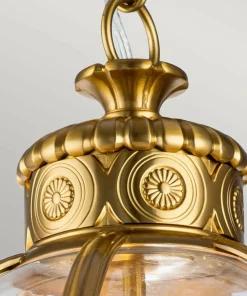 Złota lampa wisząca w kształcie kuli FE-ADAMS-3P-BB z serii ADAMS*Sklep Kaja Discount