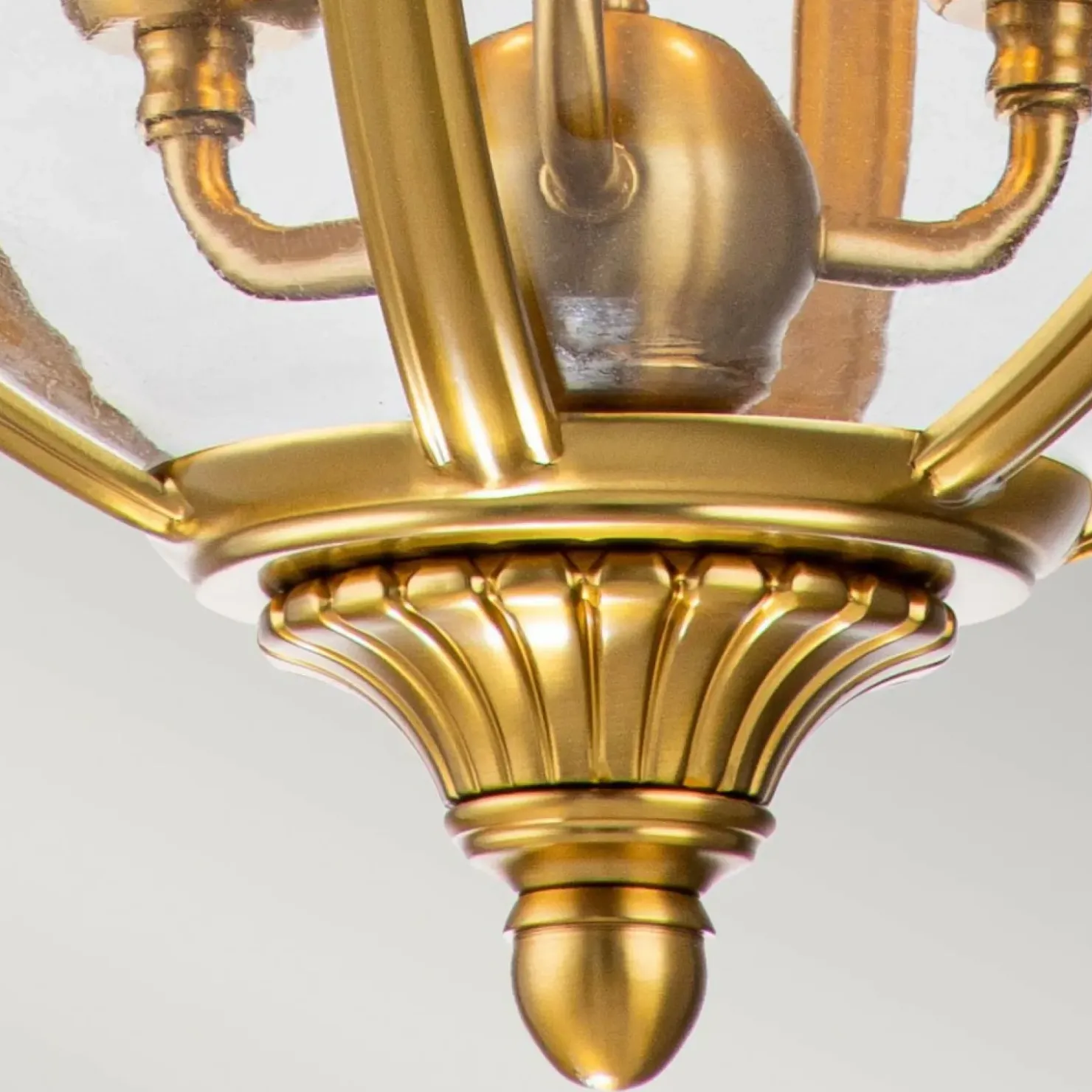 Złota lampa wisząca w kształcie kuli FE-ADAMS-3P-BB z serii ADAMS*Sklep Kaja Discount