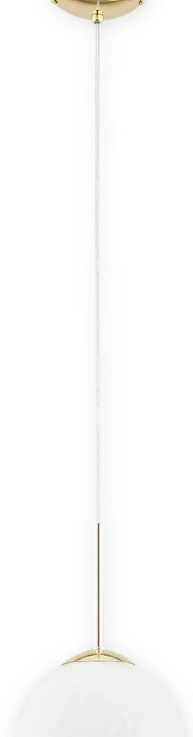 Złota lampa wisząca z alabastrowym kloszem O3131 W1 ZL | Kaja*Sklep Kaja Online