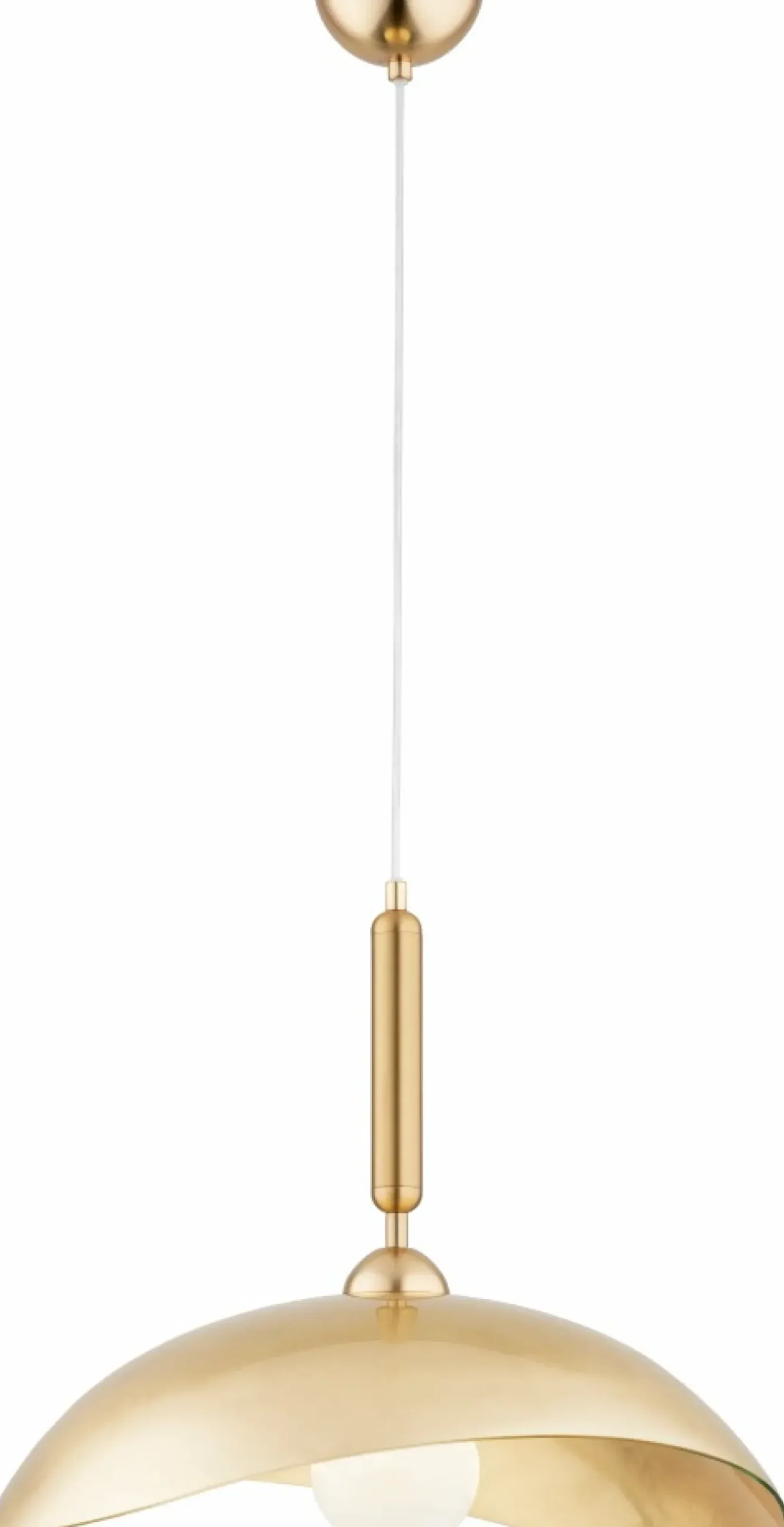 Best Sale Sklep Kaja Złota lampa wisząca z otwartym kloszem AL 61113 GOLDEN | Kaja