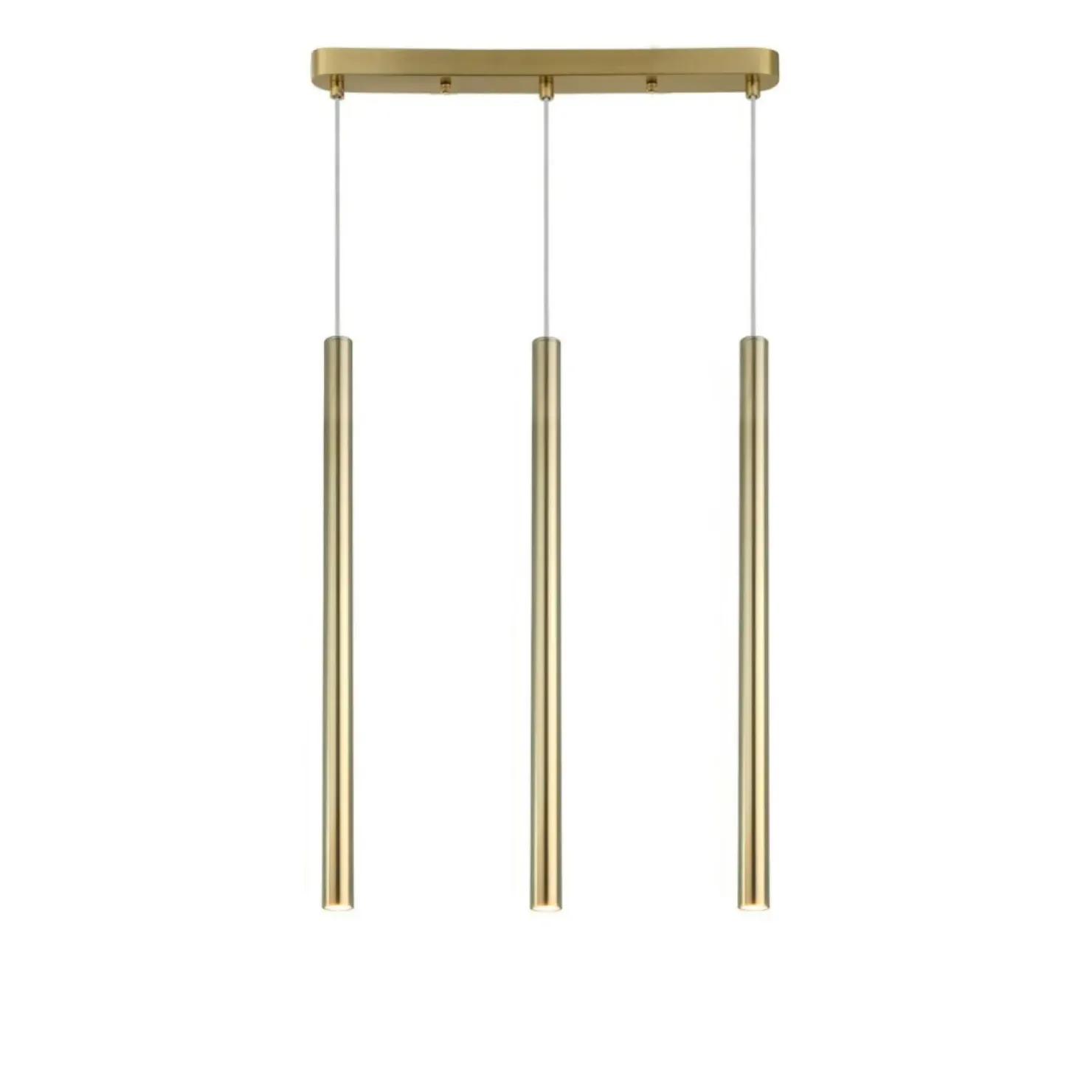 Cheap Sklep Kaja Złota lampa wisząca z tubami, nad stół LP-894/3L GD LUNGO | Kaja
