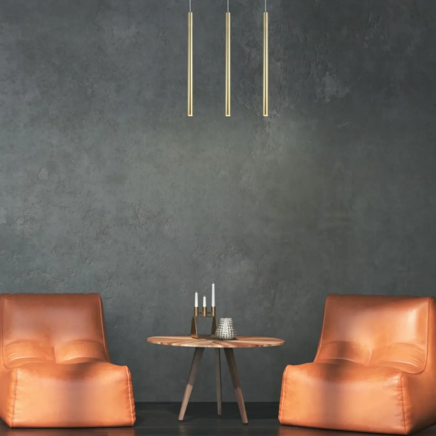 Cheap Sklep Kaja Złota lampa wisząca z tubami, nad stół LP-894/3L GD LUNGO | Kaja