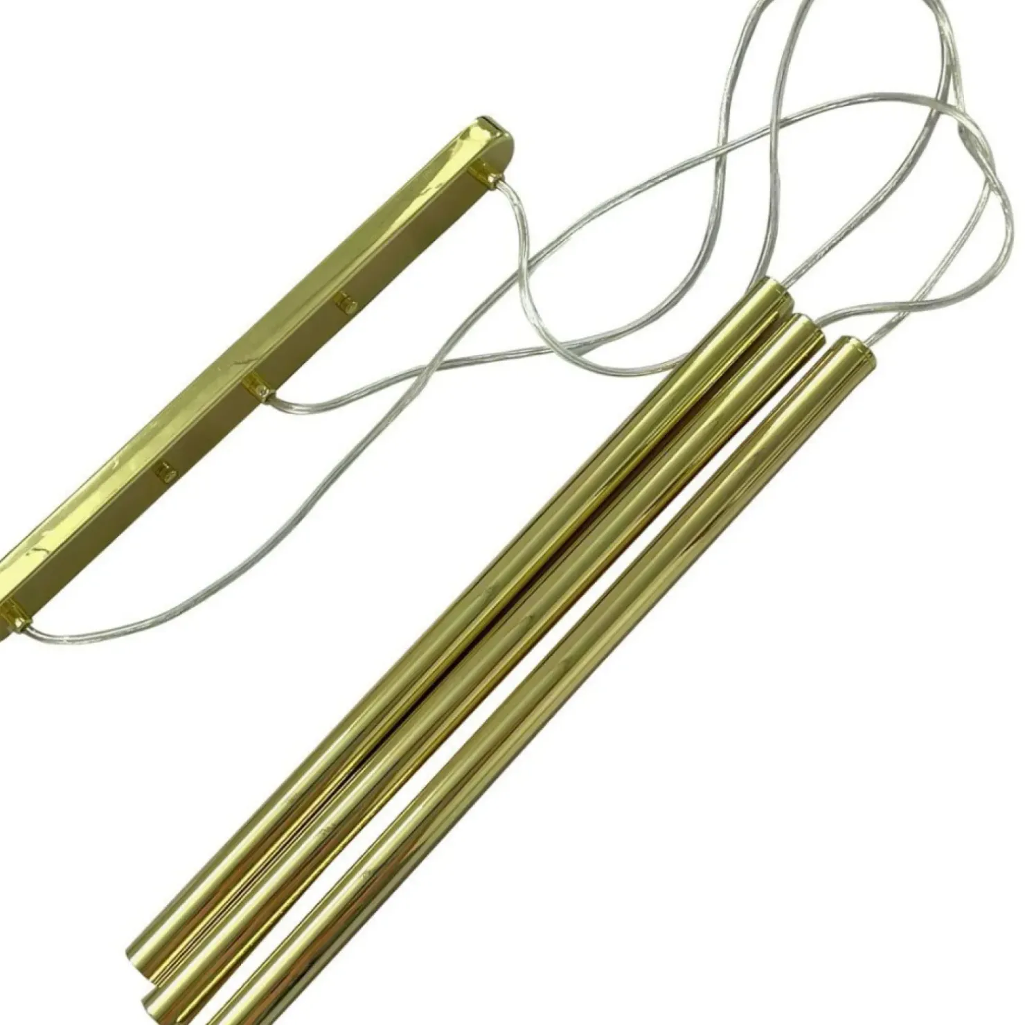 Cheap Sklep Kaja Złota lampa wisząca z tubami, nad stół LP-894/3L GD LUNGO | Kaja