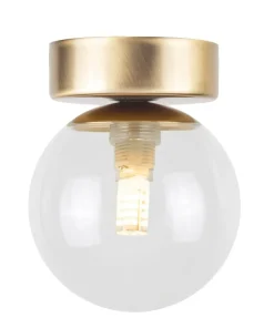 Złota lampa z przezroczystym kloszem SIG 40851 z serii PERLA LUX*Sklep Kaja New