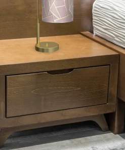 Złota lampka nocna z różowym abażurem MLP7592 ZIGGY | Kaja Oświetlenie*Sklep Kaja Discount