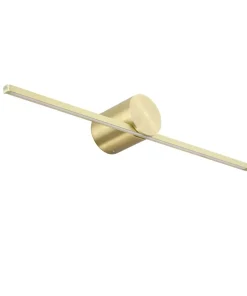 Złota, ledowa lampa ścienna 40cm LP-777/1W M GD z serii MODERN SLIM*Sklep Kaja Sale