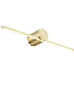 Złota, ledowa lampa ścienna 40cm LP-777/1W M GD z serii MODERN SLIM*Sklep Kaja Sale