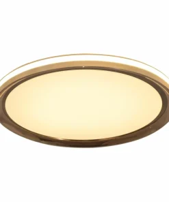 Złota, ledowa lampa sufitowa do salonu MX4168-1-3WGT APART | Kaja*Sklep Kaja Store
