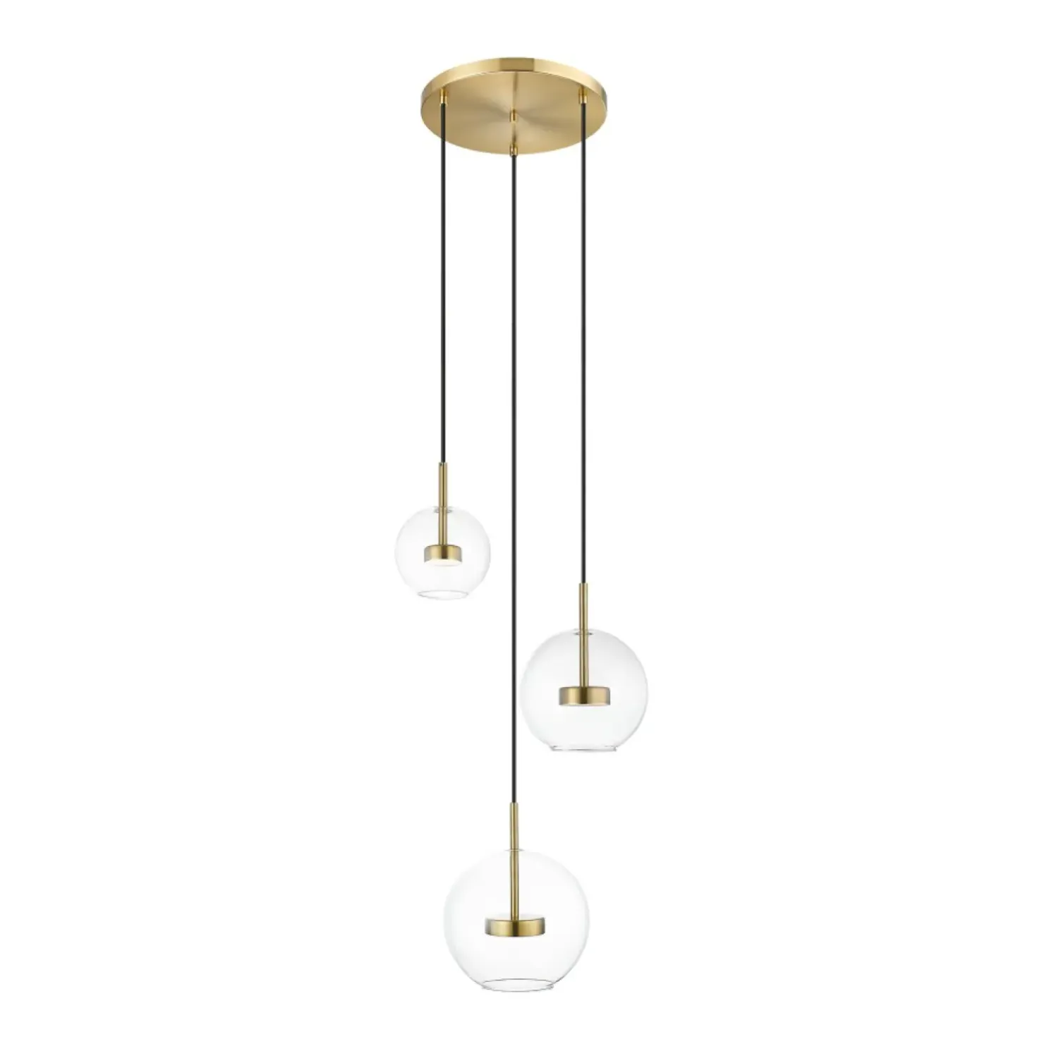 Shop Sklep Kaja Złota, ledowa lampa z kloszami P0428-03L-L4AC ENCELADUS | Kaja