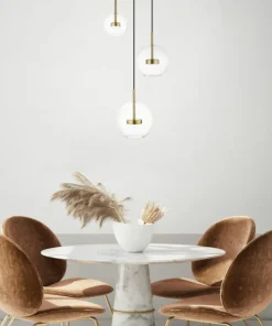 Shop Sklep Kaja Złota, ledowa lampa z kloszami P0428-03L-L4AC ENCELADUS | Kaja