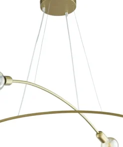 New Sklep Kaja Złota, minimalistyczna lampa wisząca TK 2727 HELIX | Kaja Oświetlenie złoty