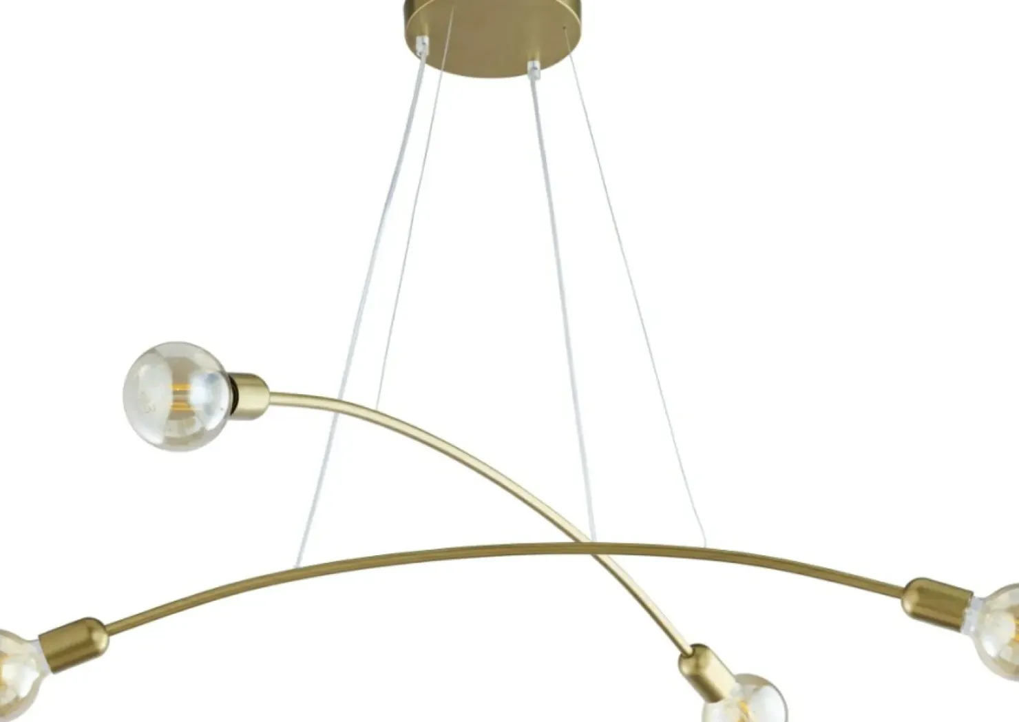 New Sklep Kaja Złota, minimalistyczna lampa wisząca TK 2727 HELIX | Kaja Oświetlenie złoty