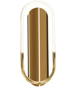 Złota, nowoczesna lampa ścienna LED MX W0290D OLIVIA | Kaja*Sklep Kaja Fashion