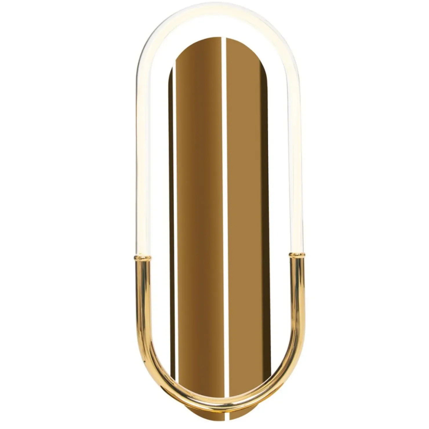 Złota, nowoczesna lampa ścienna LED MX W0290D OLIVIA | Kaja*Sklep Kaja Fashion
