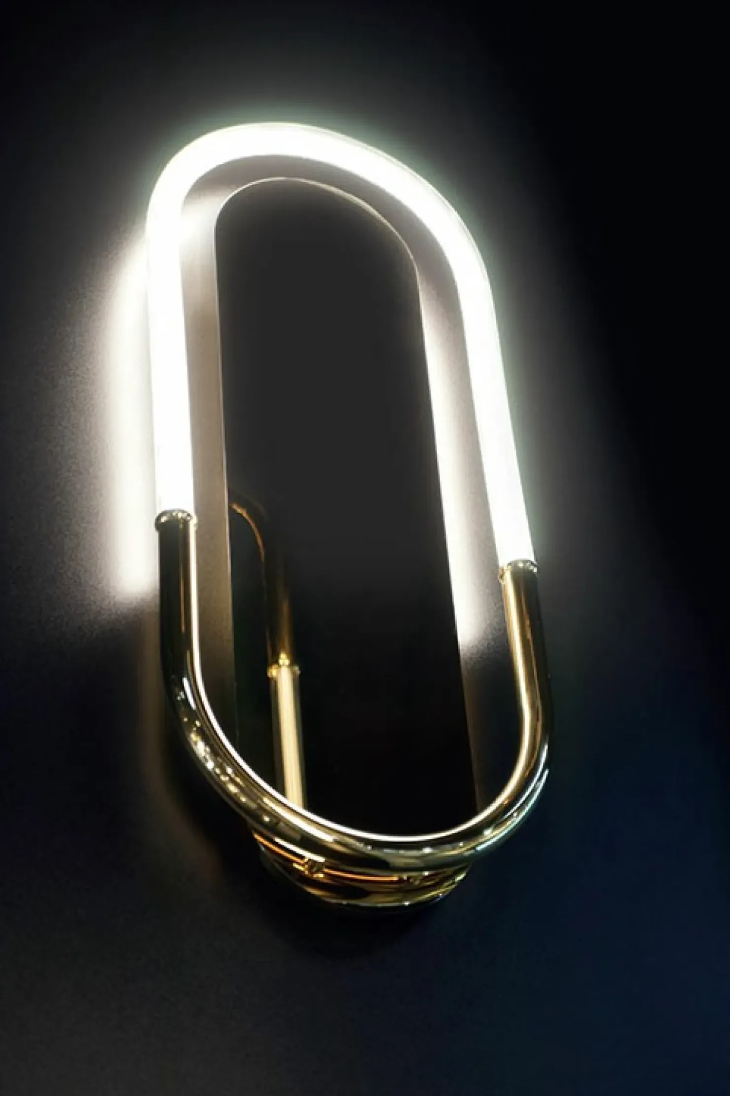 Złota, nowoczesna lampa ścienna LED MX W0290D OLIVIA | Kaja*Sklep Kaja Fashion