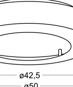 Złota, nowoczesna lampa sufitowa LED 98-66190 MERLE | Kaja Oświetlenie*Sklep Kaja Store