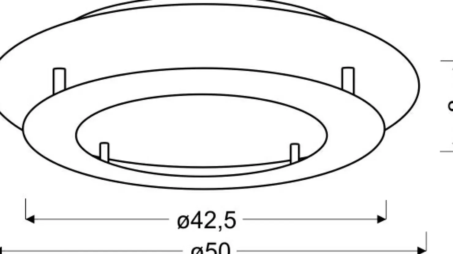 Złota, nowoczesna lampa sufitowa LED 98-66190 MERLE | Kaja Oświetlenie*Sklep Kaja Store