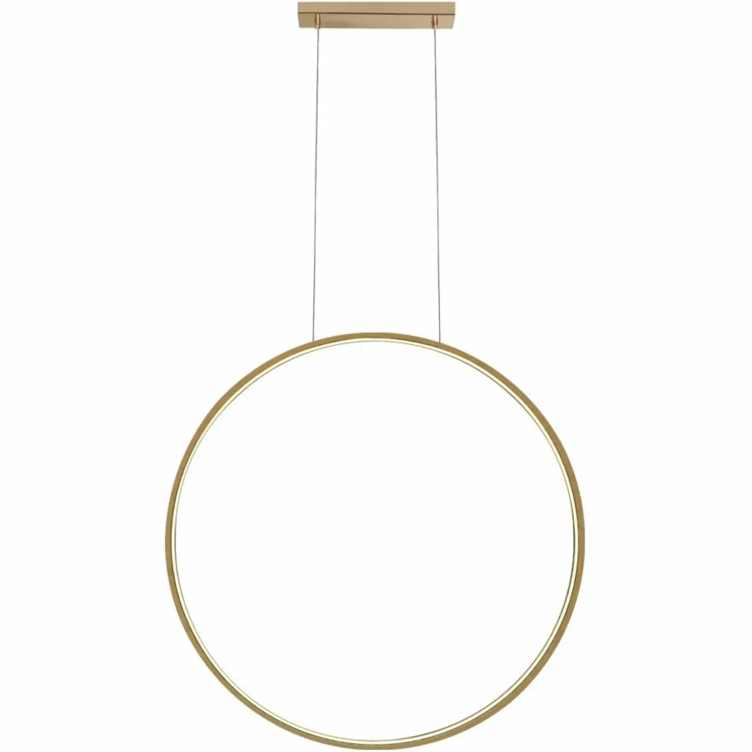 Online Sklep Kaja Złota obręcz LED na zwisach ⌀87cm 4000K ANT 5315 AGARO | Kaja