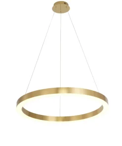 Cheap Sklep Kaja Złota obręcz LED wisząca do salonu LP-033/1P L GD SHINY z serii MIDWAY