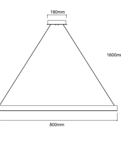 Cheap Sklep Kaja Złota obręcz LED wisząca do salonu LP-033/1P L GD SHINY z serii MIDWAY