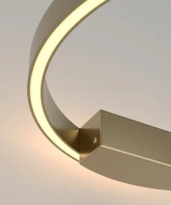 Złota obręcz, ledowa lampa ścienna MOD058WL-L25BS3K z serii RIM | Kaja*Sklep Kaja Cheap