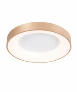 Złota, okrągła lampa sufitowa LED ⌀38cm 3000K AZ4988 SANTANA | Kaja*Sklep Kaja Sale