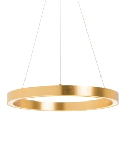 Flash Sale Sklep Kaja Złota, okrągła lampa wisząca LED PL200910-400-GD CARLO | Kaja