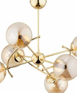 New Sklep Kaja Złota, ozdobna lampa wisząca do salonu AL 63164 z serii KOSMITO | Kaja Oświetlen