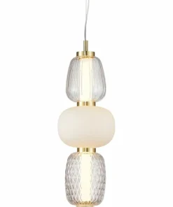 Cheap Sklep Kaja Złota, ozdobna lampa wisząca LED ML0363 CARO | Kaja Oświetlenie