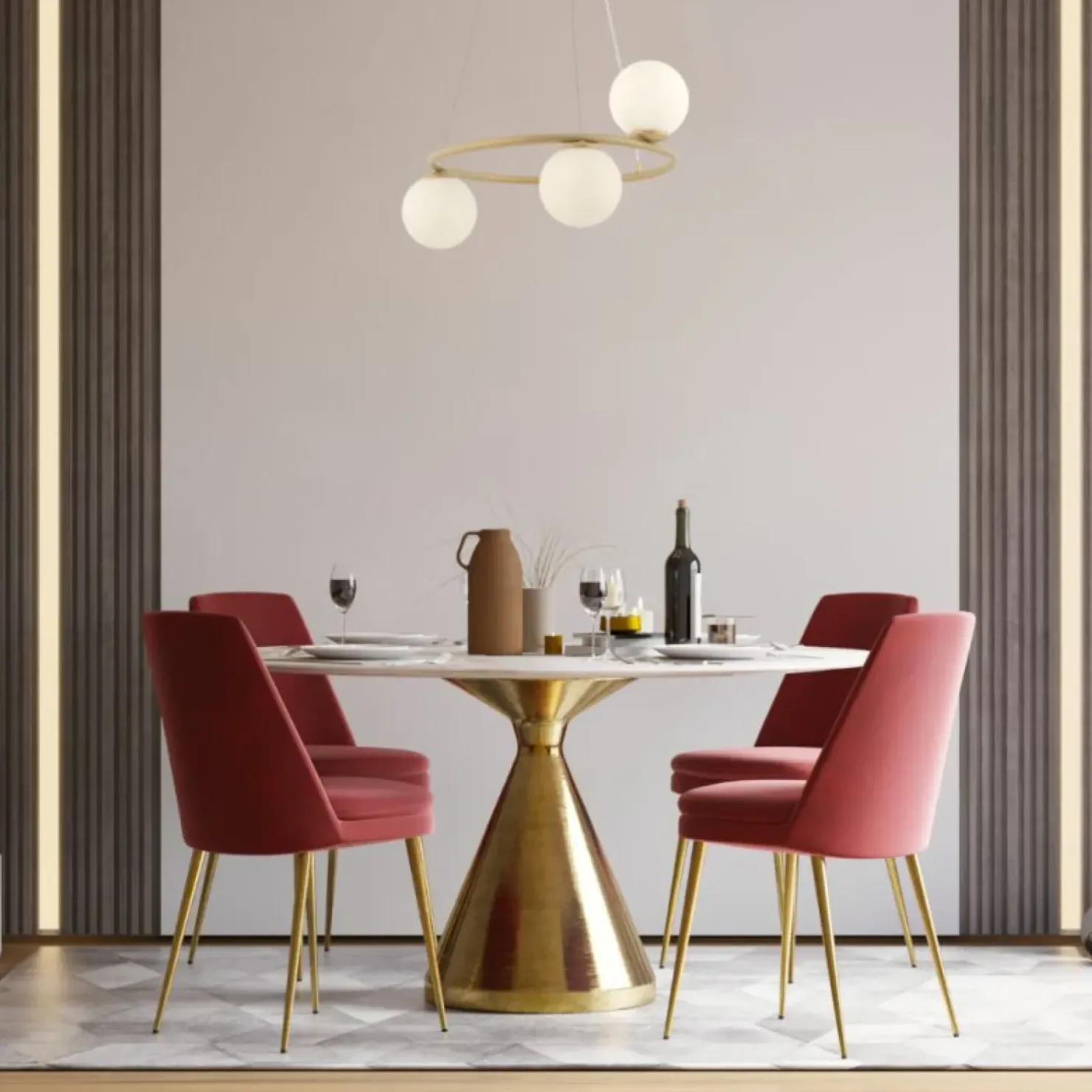Flash Sale Sklep Kaja Złota, stylowa lampa wisząca do sypialni SIG 33380 z serii GAMA KOŁO