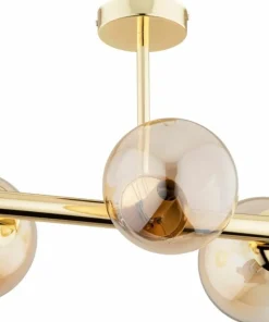 New Sklep Kaja Złota, sztywna lampa sufitowa modern glamour AL 62324 ERAL | Kaja