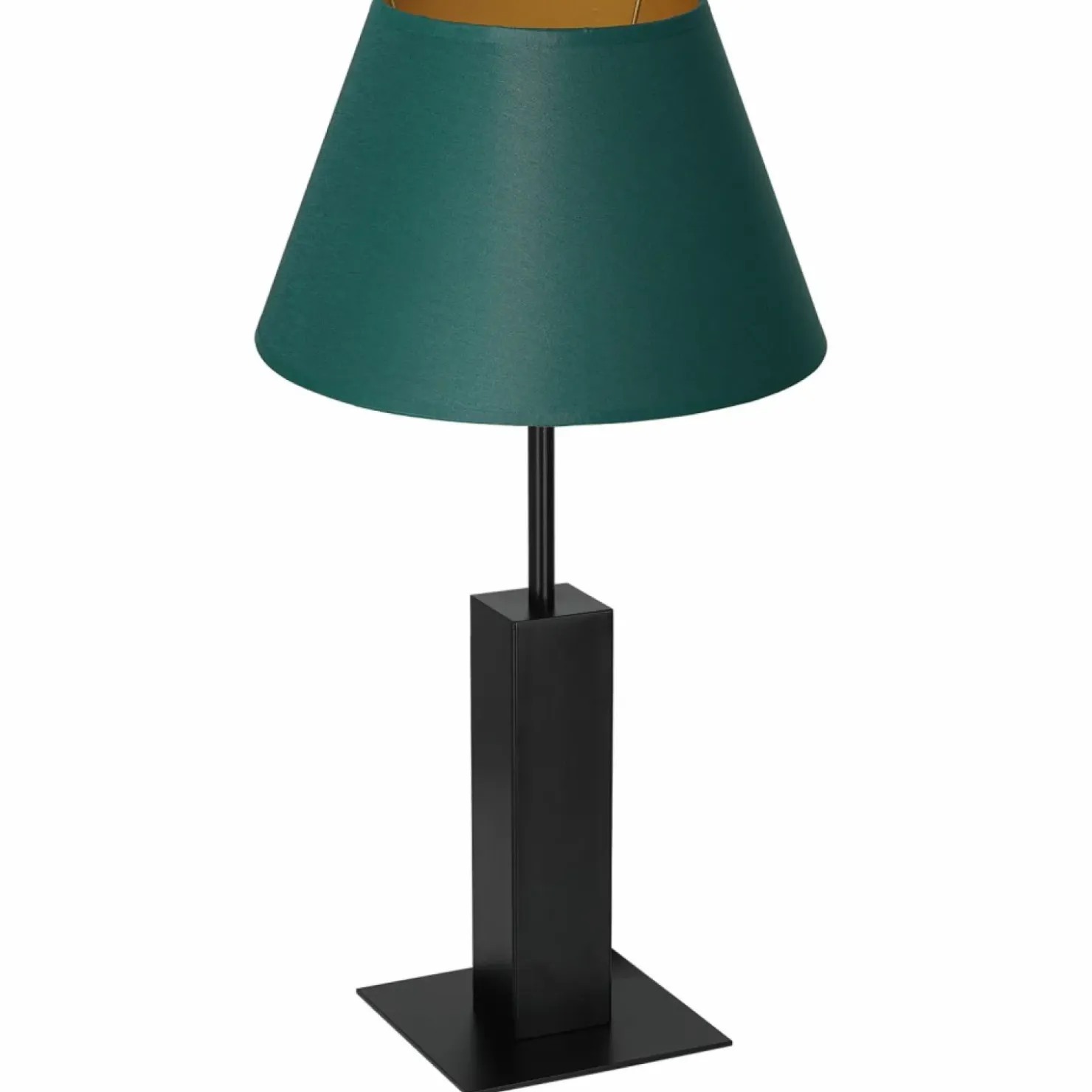Złoto-zielona lampka stołowa, do sypialni LX 3645 z serii TABLE LAMPS*Sklep Kaja Cheap