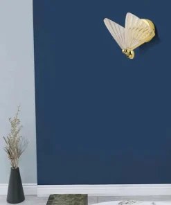 Złoty, dekoracyjny kinkiet w formie motyla LP-1715/1W MARIPOSA | Kaja*Sklep Kaja Best