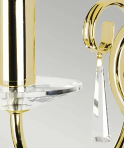 Złoty, elegancki kinkiet, świecznik AG1-POL-BRASS z serii AEGEAN*Sklep Kaja Online