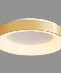 Złoty, okrągły, ledowy plafon ⌀60 5304-850RC-GD-3 GIULIA | Kaja*Sklep Kaja Store
