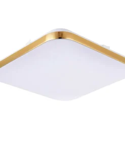 Złoty plafon LED barwa neutralna LP-335/1C M 4GD SQUARE – BABILON*Sklep Kaja Shop